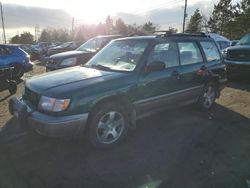 Salvage cars for sale from Copart Denver, CO: 1999 Subaru Forester S