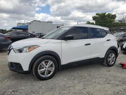 Salvage cars for sale from Copart Opa Locka, FL: 2019 Nissan Kicks S