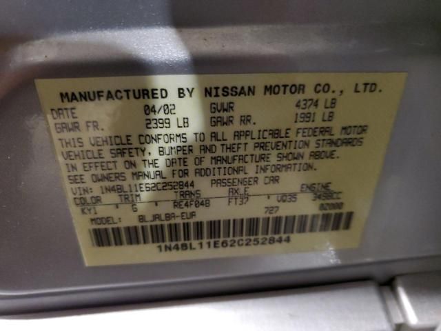 2002 Nissan Altima SE