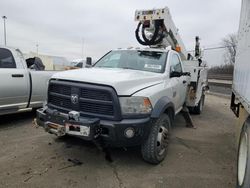 Salvage trucks for sale at Moraine, OH auction: 2012 Dodge RAM 5500 ST