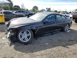 Salvage cars for sale at Van Nuys, CA auction: 2015 BMW 650 XI Gran Coupe