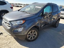 Salvage cars for sale from Copart San Antonio, TX: 2022 Ford Ecosport SE