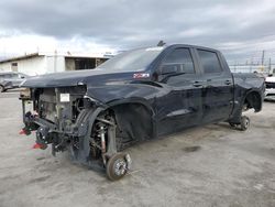 Salvage cars for sale at Sun Valley, CA auction: 2021 Chevrolet Silverado K1500 Trail Boss Custom
