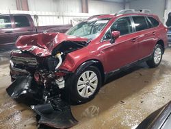 Salvage cars for sale at Elgin, IL auction: 2016 Subaru Outback 2.5I Premium