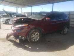 Vehiculos salvage en venta de Copart Anthony, TX: 2015 Jeep Cherokee Latitude