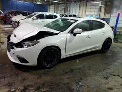Salvage cars for sale from Copart Woodhaven, MI: 2015 Mazda 3 Touring