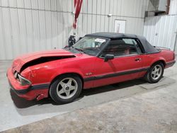 Salvage cars for sale at Florence, MS auction: 1991 Ford Mustang LX