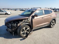 Salvage cars for sale at Sikeston, MO auction: 2016 Hyundai Tucson Limited