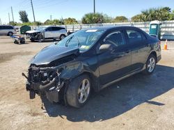 Salvage cars for sale at Miami, FL auction: 2012 Toyota Corolla Base