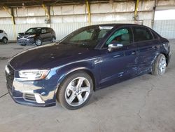 Salvage cars for sale at Phoenix, AZ auction: 2018 Audi A3 Premium