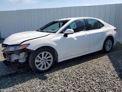 Salvage cars for sale from Copart Riverview, FL: 2021 Toyota Camry LE