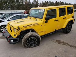 Jeep Wrangler salvage cars for sale: 2015 Jeep Wrangler Unlimited Rubicon