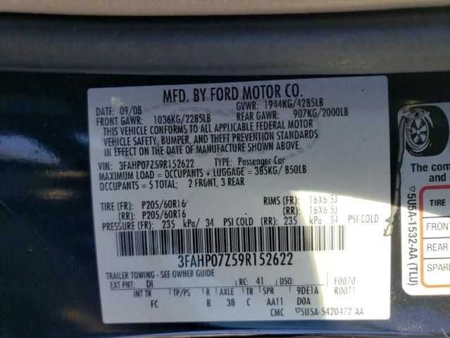 2009 Ford Fusion SE