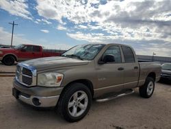 Salvage trucks for sale at Andrews, TX auction: 2008 Dodge 2008 Dodge RAM 1500 ST