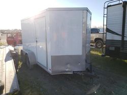 Salvage trucks for sale at Houston, TX auction: 2018 Covered Wagon Cargo Trailer