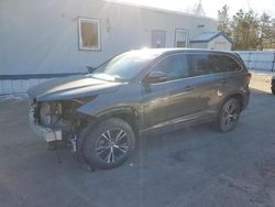 Salvage cars for sale from Copart Lyman, ME: 2019 Toyota Highlander LE