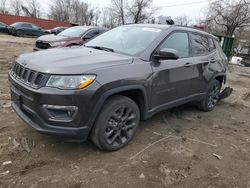 Jeep Compass salvage cars for sale: 2021 Jeep Compass 80TH Edition