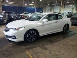 Salvage cars for sale from Copart Woodhaven, MI: 2016 Honda Accord EXL