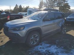 Salvage cars for sale from Copart Hartford City, IN: 2019 Jeep Cherokee Trailhawk