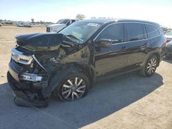 Honda Pilot EXL salvage cars for sale: 2021 Honda Pilot EXL