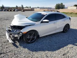 Salvage cars for sale from Copart Mentone, CA: 2021 Honda Civic EX