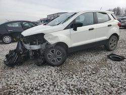 Ford Ecosport S Vehiculos salvage en venta: 2022 Ford Ecosport S