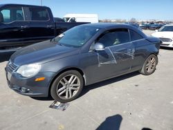 Salvage cars for sale at Grand Prairie, TX auction: 2008 Volkswagen EOS LUX