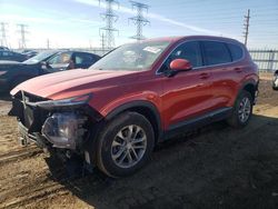 Salvage cars for sale at Elgin, IL auction: 2019 Hyundai Santa FE SEL