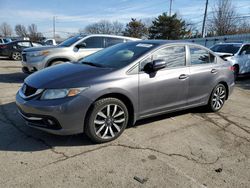 Salvage cars for sale at Moraine, OH auction: 2015 Honda Civic EXL