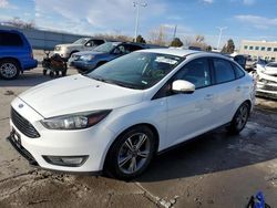 Salvage cars for sale at Littleton, CO auction: 2016 Ford Focus SE