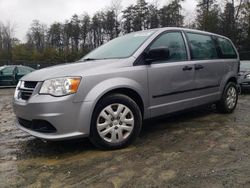 Salvage cars for sale at Waldorf, MD auction: 2014 Dodge Grand Caravan SE