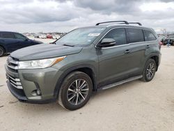 Salvage cars for sale from Copart San Antonio, TX: 2019 Toyota Highlander SE