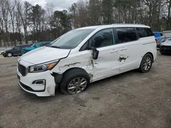 Salvage cars for sale from Copart Austell, GA: 2021 KIA Sedona LX