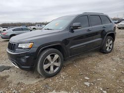 Jeep Grand Cherokee salvage cars for sale: 2015 Jeep Grand Cherokee Overland