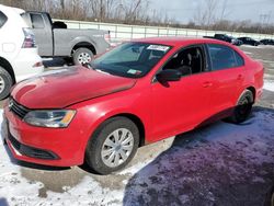 Salvage cars for sale at Leroy, NY auction: 2012 Volkswagen Jetta Base
