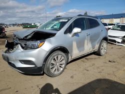 Salvage cars for sale at Woodhaven, MI auction: 2017 Buick Encore Preferred