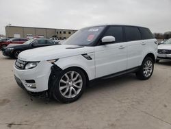 Salvage cars for sale at Wilmer, TX auction: 2017 Land Rover Range Rover Sport HSE