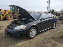 Chevrolet Impala salvage cars for sale: 2011 Chevrolet Impala Police