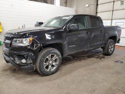 Salvage cars for sale from Copart Blaine, MN: 2017 Chevrolet Colorado Z71