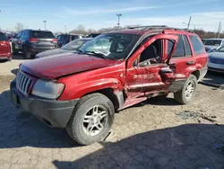 Salvage cars for sale at Indianapolis, IN auction: 2004 Jeep Grand Cherokee Laredo