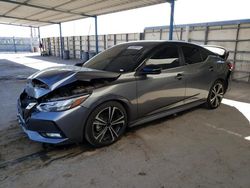 Nissan Sentra SR salvage cars for sale: 2020 Nissan Sentra SR