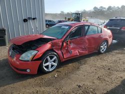 Salvage cars for sale from Copart Harleyville, SC: 2005 Nissan Maxima SE