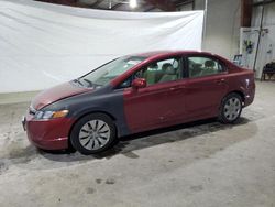 Honda Civic LX salvage cars for sale: 2007 Honda Civic LX