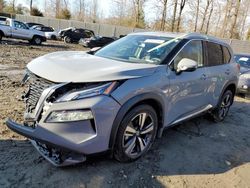 Salvage cars for sale at Waldorf, MD auction: 2021 Nissan Rogue SL