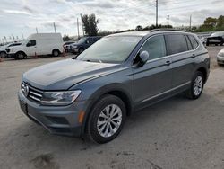 Volkswagen Tiguan SE salvage cars for sale: 2018 Volkswagen Tiguan SE