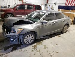 Salvage cars for sale from Copart Billings, MT: 2008 Honda Accord LX