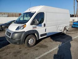 Salvage trucks for sale at Van Nuys, CA auction: 2021 Dodge RAM Promaster 2500 2500 High