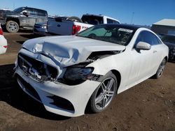 Mercedes-Benz salvage cars for sale: 2018 Mercedes-Benz E 400 4matic