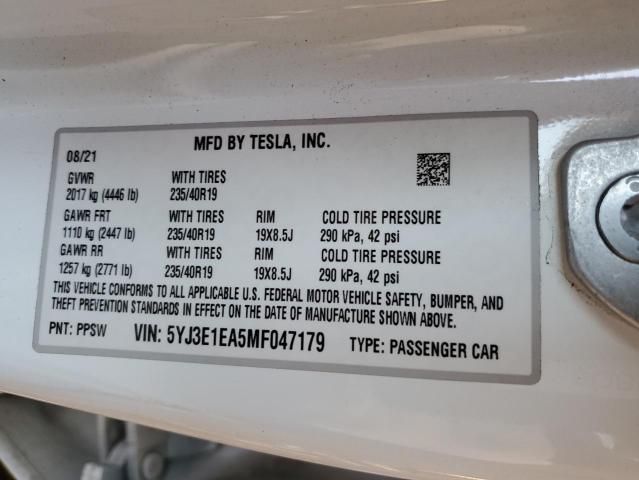 2021 Tesla Model 3