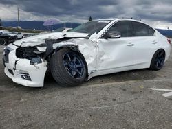 Salvage cars for sale from Copart Rancho Cucamonga, CA: 2015 Infiniti Q50 Base